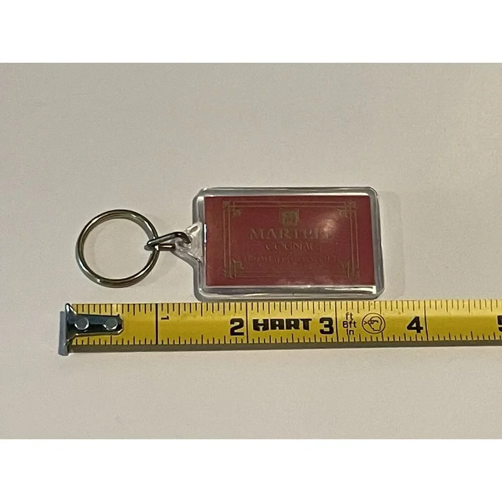 VINTAGE MARTELL‎ COGNAC SINCE 1715 KEYRING*RARE* Key Fob